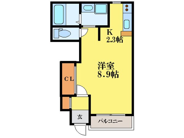 ネスト応神の物件間取画像